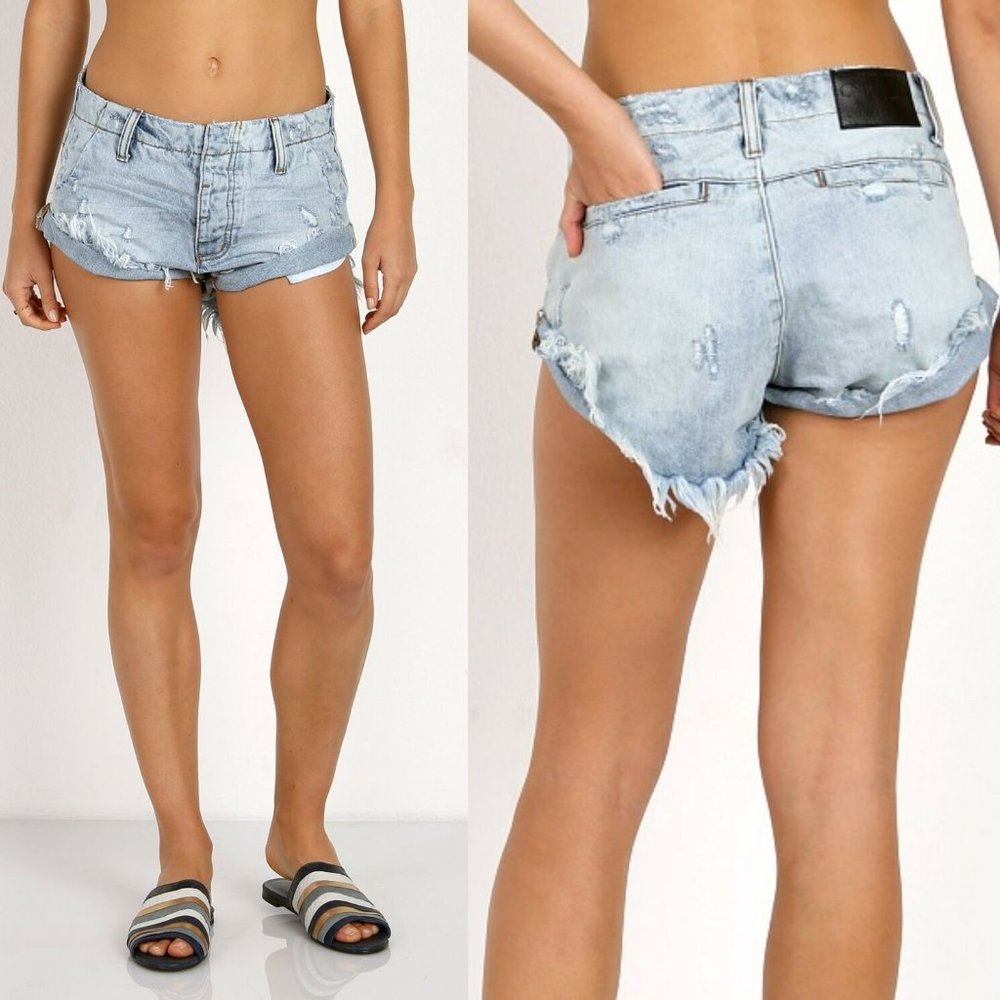 ONE by One Teaspoon Sailors Denim Short HW7854 - Picture 7 of 8